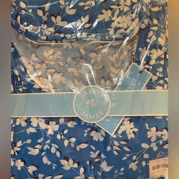 DRAPER JAMES Floral Ruffle Nightie Gown S/M - Picture 8 of 9